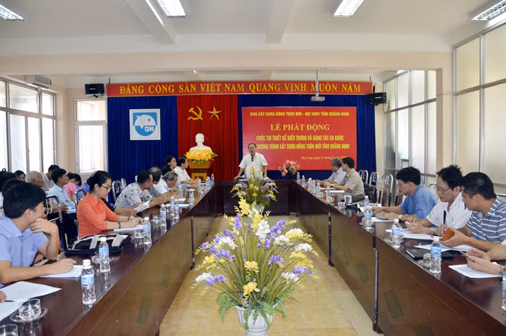 Quang cảnh buổi lễ phát động cuộc thi.