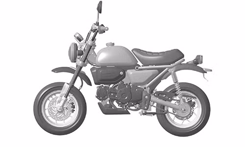 Lộ diện bản vẽ Honda 125 Monkey.