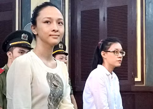 Hoa hậu Phương Nga tại tòa. Ảnh: Hải Duyên.