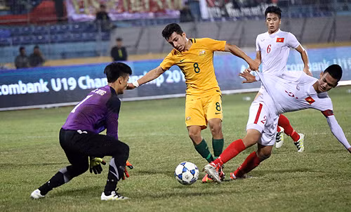 U19 Việt Nam thua tâm phục, khẩu phục trước U19 Australia.
