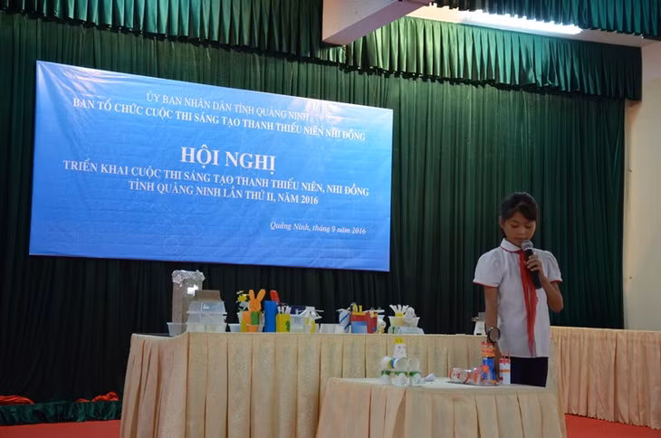 Sản phẩm của các em học sinh Tiểu học trong trò chơi 