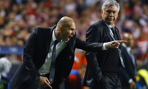 Ancelotti sớm nhận ra những tố chất của một HLV thành công ở Zidane từ thời danh thủ Pháp còn làm trợ lý cho ông.