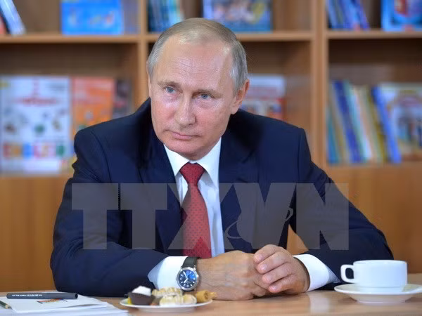 Tổng thống Nga Vladimir Putin. (Nguồn: EPA/TTXVN)