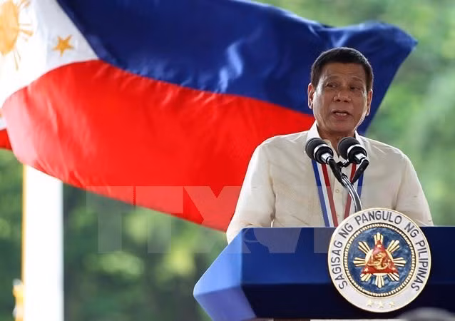 Tổng thống Philippines Rodrigo Duterte. (Nguồn: EPA/TTXVN)