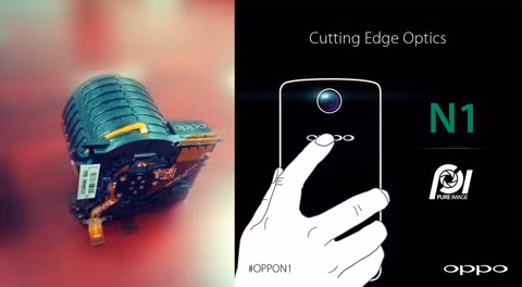 Hình ảnh rò rỉ về camera của Oppo N1.