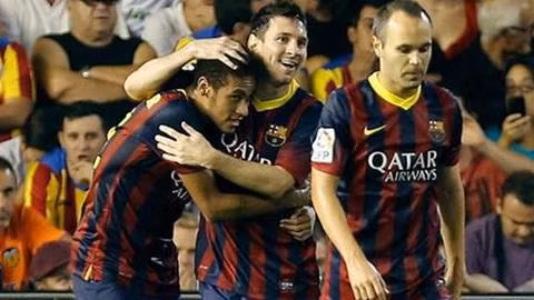 Neymar(trái) và Iniesta cần phải hợp tác tốt hơn