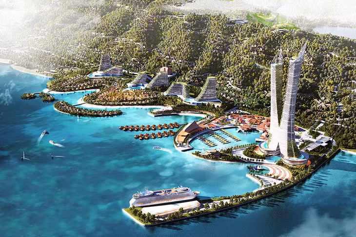 Dự án Con đường di sản là sản phẩm dịch vụ - du lịch độc đáo được đầu tư xây dựng tại xã Hạ Long, huyện Vân Đồn. Đây sẽ hệ thống du lịch liên hoàn với 9 phân khu, là trung tâm giải trí, nghỉ dưỡng trên núi lớn nhất tại Đông Nam Á.