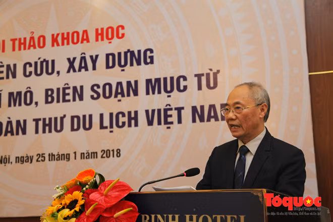 Lần đầu tiên biên soạn Bách khoa Toàn thư về Du lịch - ảnh 1Ông Vũ Thế Bình – Phó Chủ tịch Hiệp hội Du lịch Việt Nam, Trưởng nhóm Du lịch