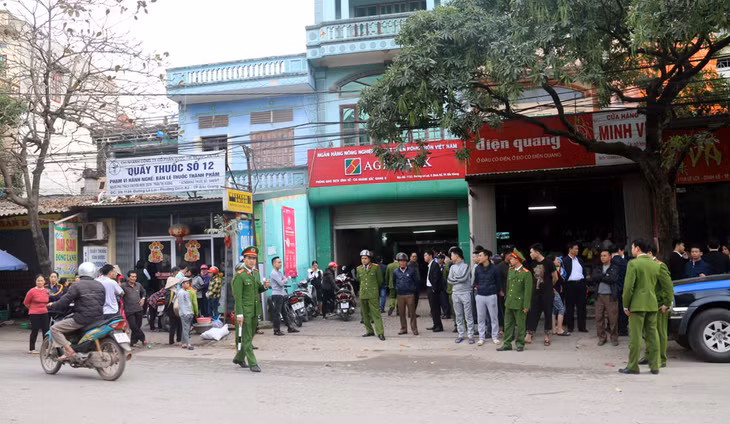 Hiện trường vụ án. Ảnh báo Bắc Giang