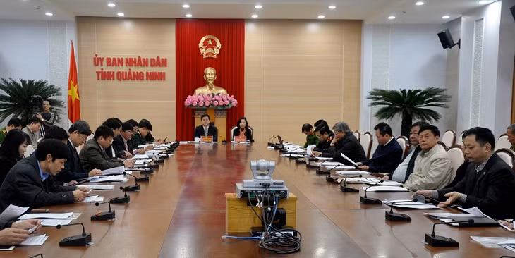 Đại biểu dự Hội nghị trực tuyến tại đầu cầu Quảng Ninh 