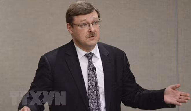 Chủ tịch Ủy ban đối ngoại Hội đồng Liên bang Nga Konstantin Kosachev. (Nguồn: Sputnik/TTXVN)