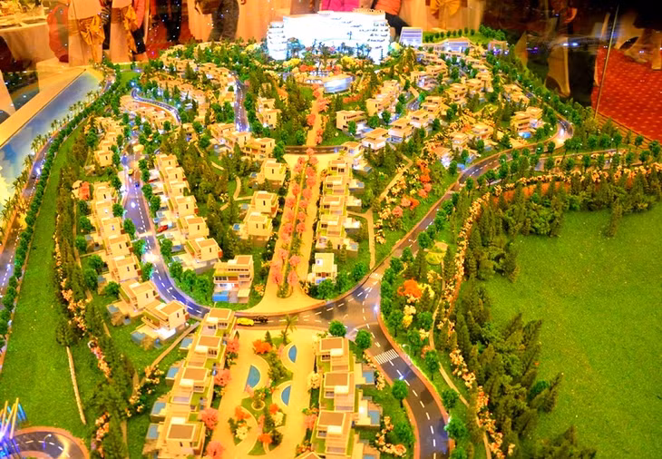 Mô hình phối cảnh tổng thể của dự án