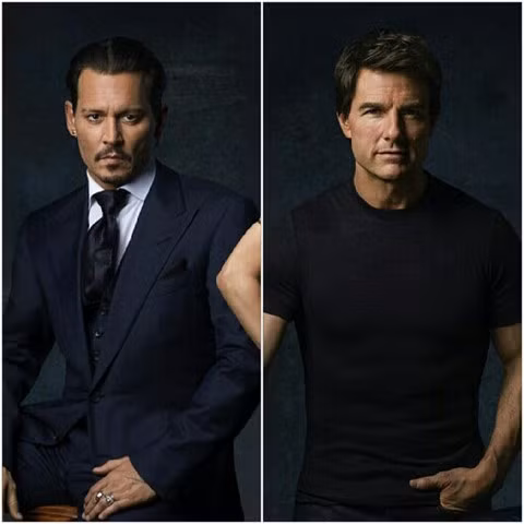 Hai ngôi sao đình đám Tom Cruise, Johnny Depp đều có khả năng cao nhận giải năm nay 