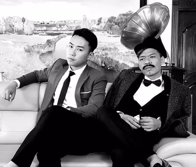Trung "Ruồi" và Minh "Tít" trong phim