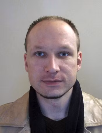 Nghi phạm Breivik có thể thoát án tù vì bị điên. Ảnh: AFP