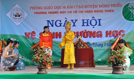 Màn tiểu phẩm được đánh giá cao của Đội Môi trường.