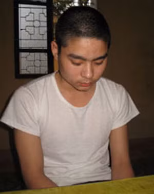 Lê Văn Luyện trong trại giam.