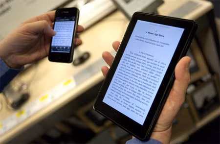 Sau Kindle Fire sẽ là một mẫu điện thoại Kindle. Ảnh: Bloomberg.