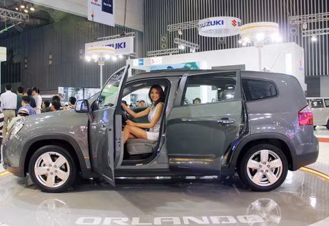 Chevrolet Orlando được GM Việt Nam giới thiệu tại triển lãm ôtô Việt Nam Motorshow 2011.