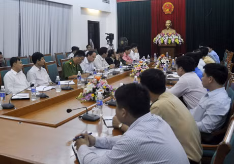 Quang cảnh buổi làm việc
