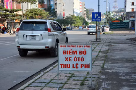 Những nơi có biển đỗ xe của ngành giao thông trở thành điểm đỗ xe thu phí