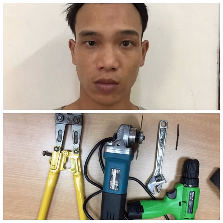  Đối tượng cùng tang vật.