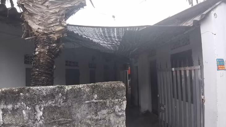  Khu vực phòng trọ nơi xảy ra sự việc.