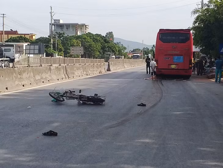 Hiện trường xảy ra vụ tai nạn