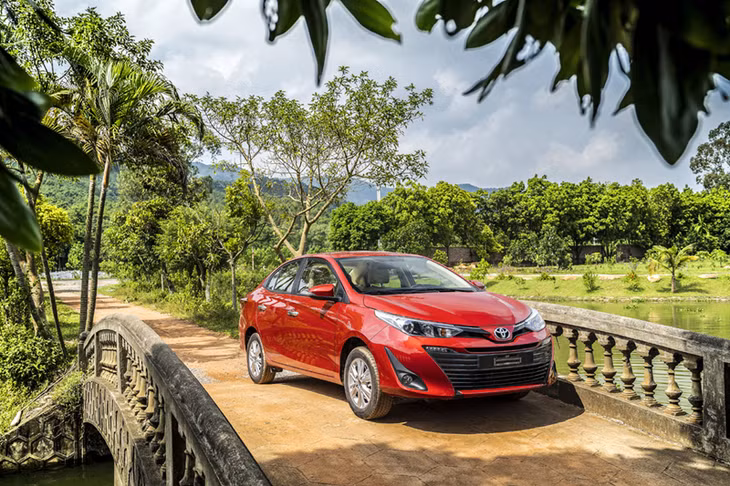 Ở thế hệ mới, Toyota Vios sở hữu thiết kế thể thao, năng động.