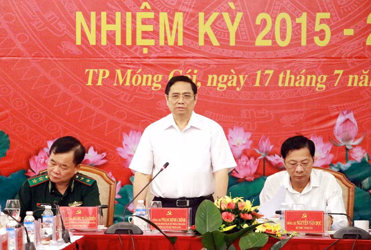 Đồng chí Phạm Minh Chính, Ủy viên Bộ Chính trị, Bí thư Trung ương Đảng, Trưởng Ban Tổ chức Trung ương, phát biểu kết luận.