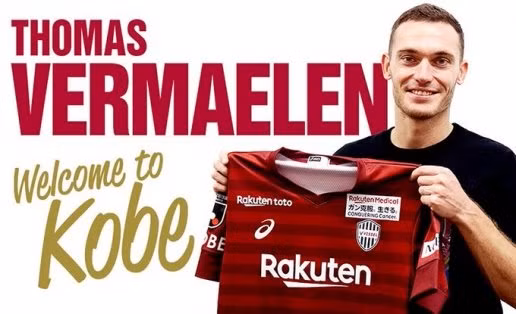  Vermaelen chuyển sang thi đấu tại Nhật Bản.