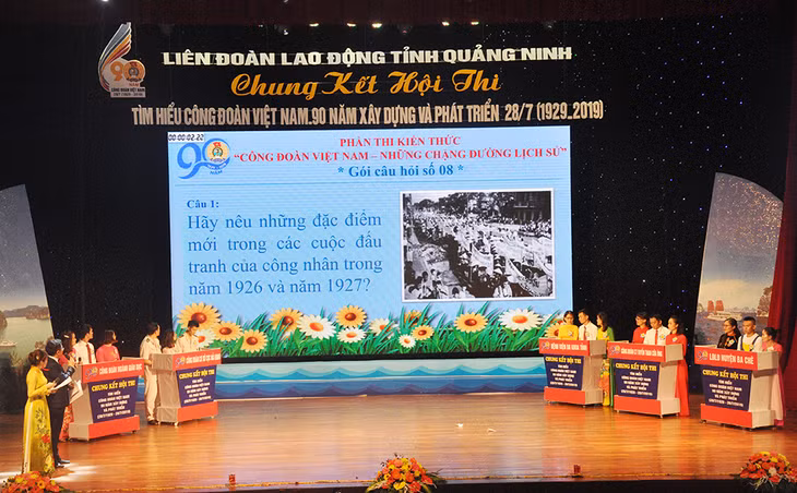 Phần thi kiến thức của các đơn vị.