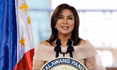 Phó Tổng thống Philippines Leni Robredo. Ảnh: PEA.