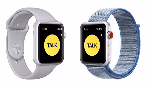 Tính năng Bộ đàm trên Apple Watch.