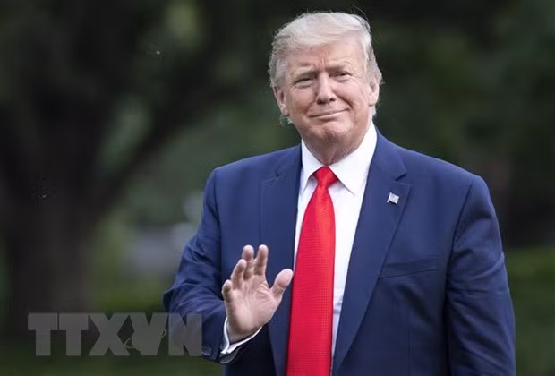Tổng thống Mỹ Donald Trump tại Nhà Trắng ở Washington, DC. (Ảnh: AFP/TTXVN)