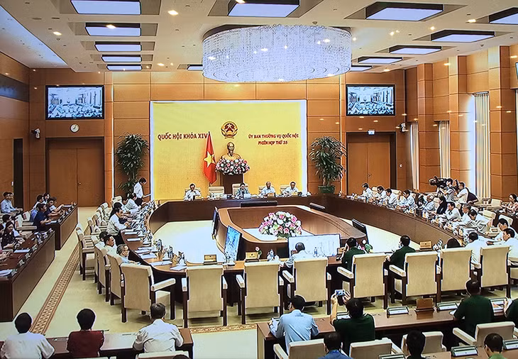Ủy ban Thường vụ Quốc hội khai mạc Phiên họp thứ 35. Ảnh VGP/Nguyễn Hoàng