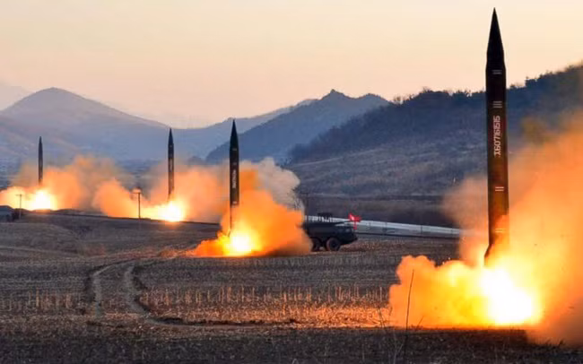 Tên lửa Triều Tiên. Ảnh: ABC News.
