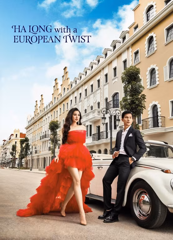 Kiều diễm như đại lộ Champ Élysées ở Paris, dãy phố thương mại Shophouse Europe nằm tại trung tâm của khu du lịch Bãi Cháy, trên mặt đường Hạ Long sầm uất là tâm điểm hội tụ tinh hoa kiến trúc Châu Âu, biến mỗi bước đi của du khách trở thành sải chân ấn tượng trên sàn catwalk.