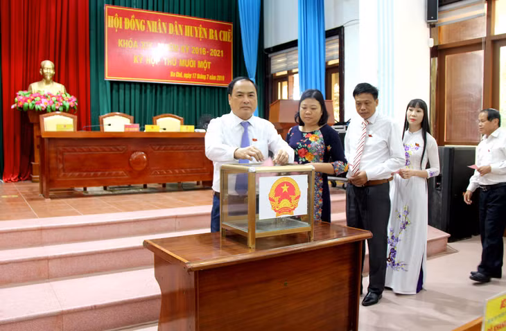 Kỳ họp tiến hành bầu bổ sung Ủy viên UBND huyện, nhiệm kỳ 2016-2021