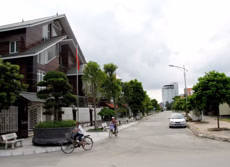 Một góc thị trấn Mạo Khê hôm nay.