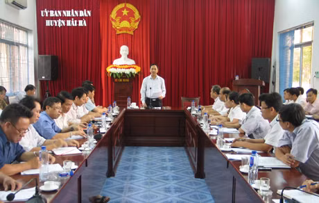 Đồng chí Đặng Huy Hậu, Phó Chủ tịch UBND tỉnh 