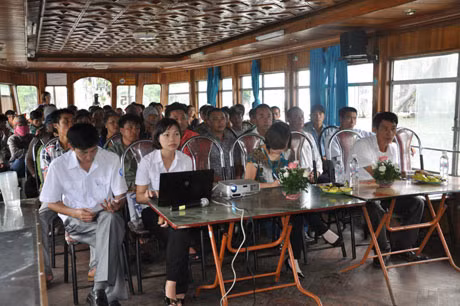 Hội nghị thu hút đông đảo bà con ngư dân.