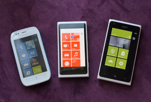 Dòng Lumia tạo được ấn tượng ban đầu với người dùng. Ảnh: Quốc Huy.