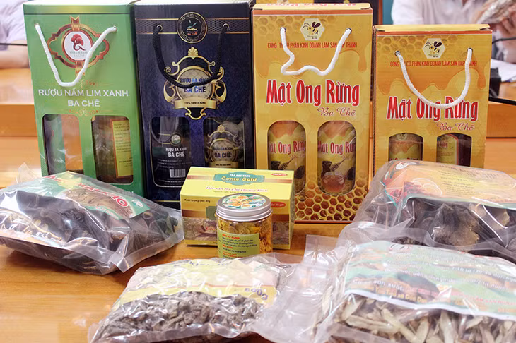 Các sản phẩm dược liệu của Ba Chẽ.