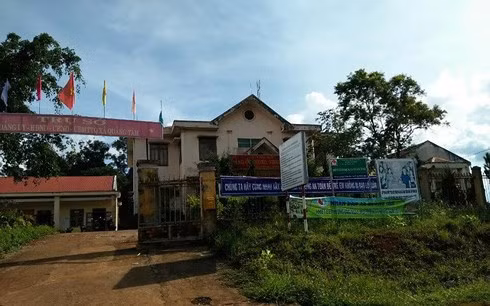 UBND xã Quảng Tâm nơi ông Hải công tác. (Ảnh: Dân trí)