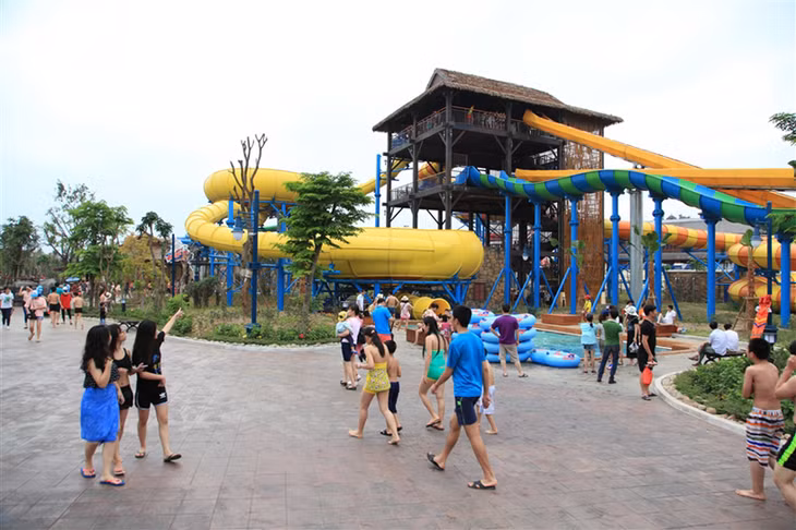 Một hạng mục của Công viên nước do SunGroup đầu tư