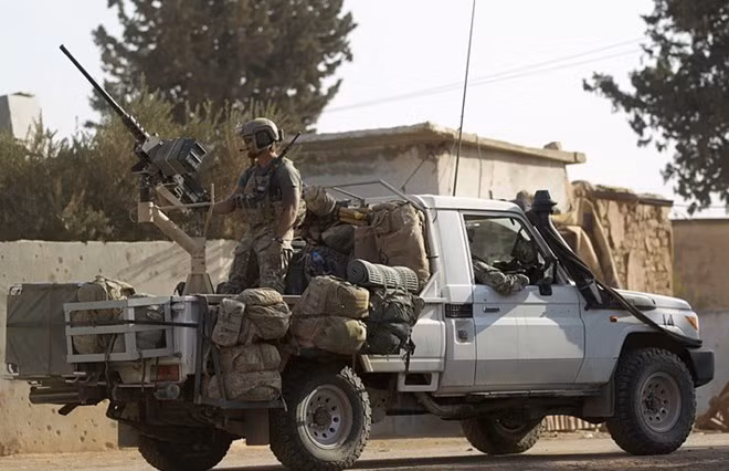 Lực lượng quân đội Mỹ ở Syria. (Nguồn: Reuters)