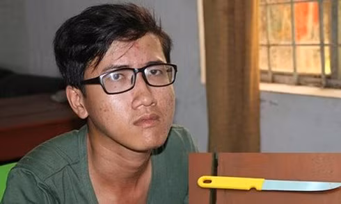 Đối tượng Hoàng và hung khí gây án