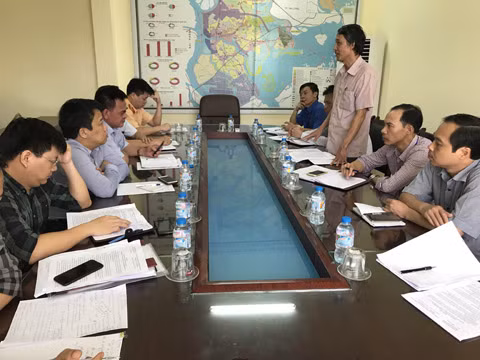 Đoàn làm việc với TX Quảng Yên 