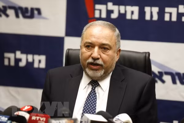 Bộ trưởng Quốc phòng Israel Avigdor Lieberman. (Nguồn: AFP/TTXVN)